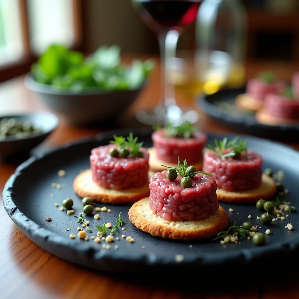 Tartar de Cordero con Hierbas Provenzales: Receta Gourmet Fácil y Rápida