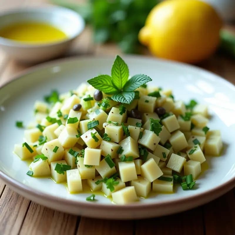 Tartar de Alcachofa Crudivegano con Limón: Receta Fresca y Depurativa en 10 Minutos