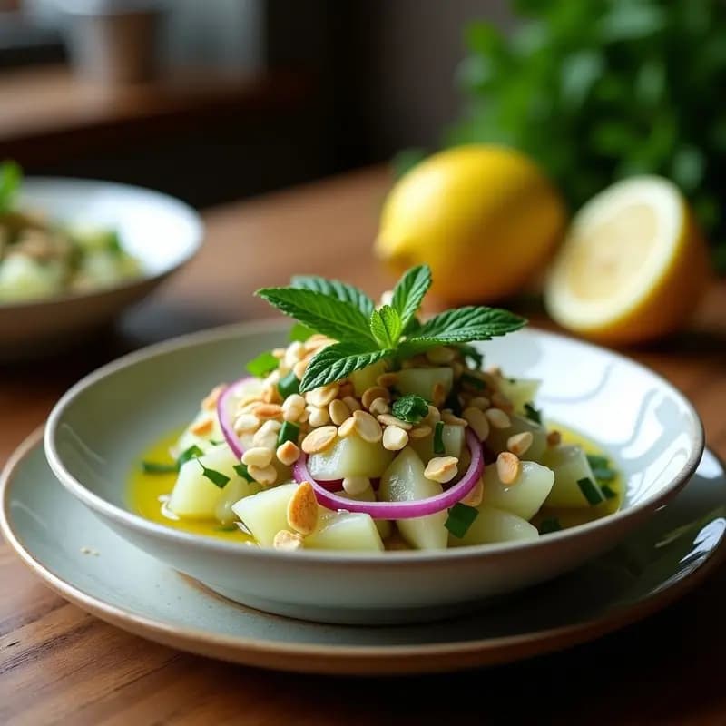 Tartar de Alcachofas Crudas con Limón: Receta Fresca y Digestiva en 10 Minutos