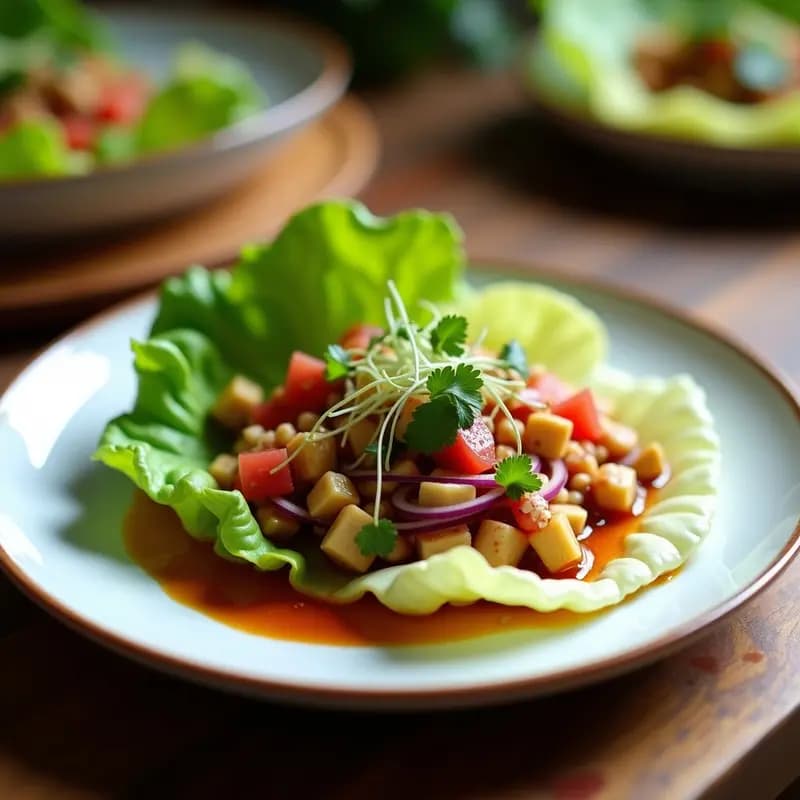 Tartar de Jackfruit y Aguacate con Salsa de Tamarindo: Entrante Vegano de Inspiración Mexicana