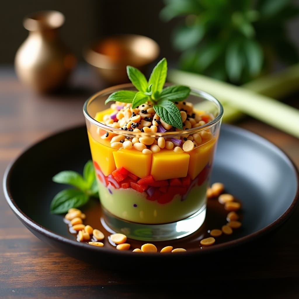 Tartar de Jackfruit y Mango con Vinagreta de Tamarindo: Entrante Vegano y Sin Gluten con Toque Tailandés