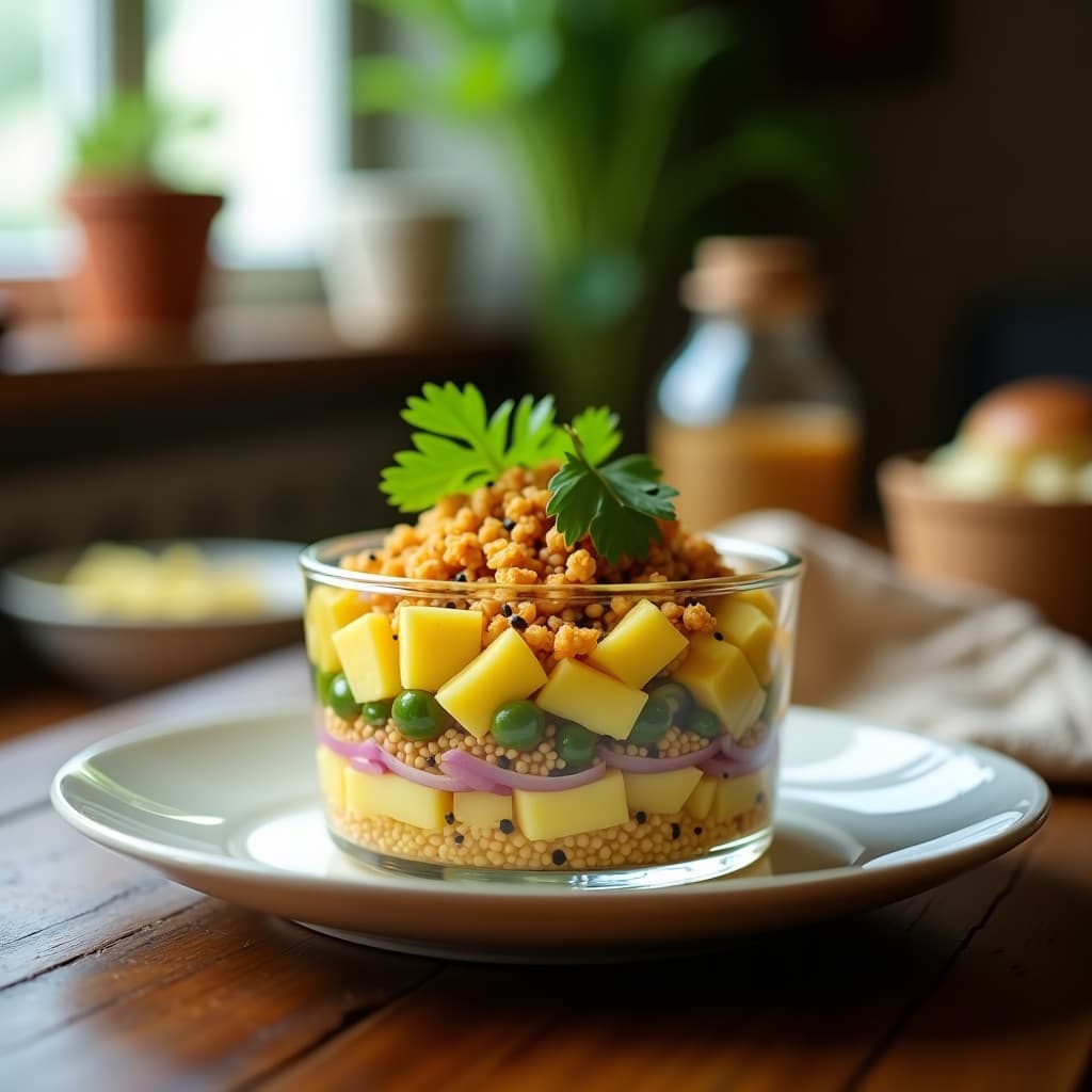 Tartar de Piña y Jalapeño con Crujiente de Amaranto: Entrante Mexicano Vegano y Picante