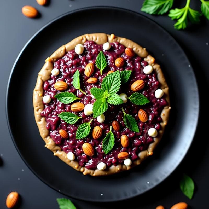 Tartar de Champiñones Portobello y Alcachofa con Vinagreta de Mosto: Receta Vegana Gourmet