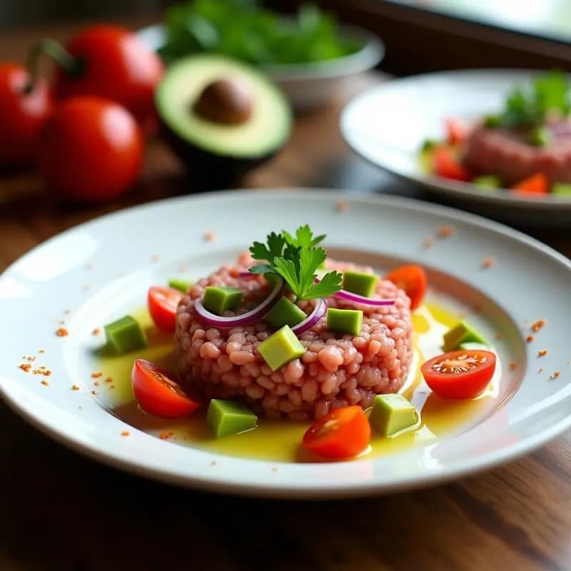 Tartar de Pulpo en Conserva con Aguacate: Receta Rápida y Gourmet en 10 Minutos