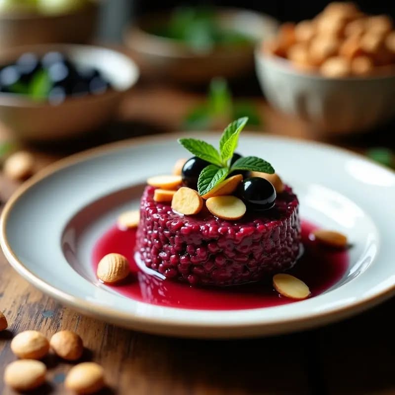 Tartar de Remolacha y Aceitunas Negras: Entrante Francés Vegano y Crujiente