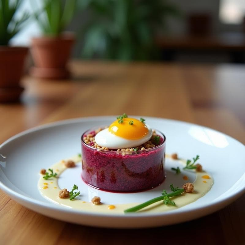 Tartar de Remolacha Ahumada con Quinoa: Receta Keto Alta en Proteína y Sin Gluten