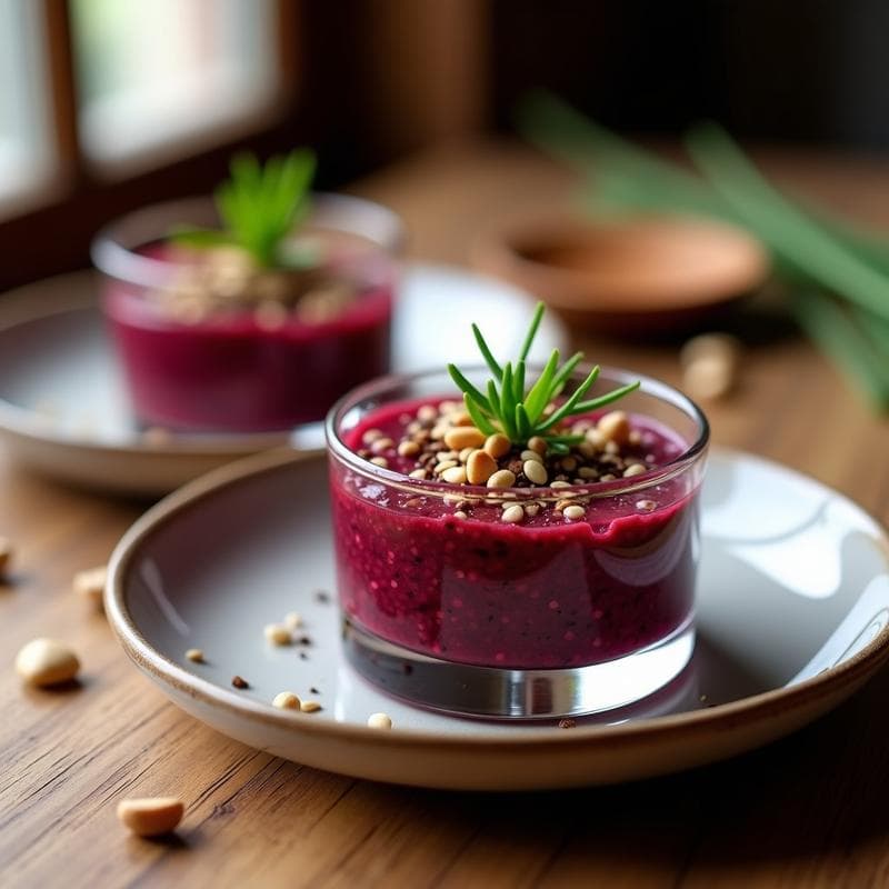 Tartar de Remolacha y Cacao: Receta Vegana Alta en Hierro y Energía en 15 Minutos