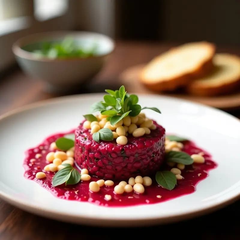 Tartar de Remolacha y Coco: Receta de Ceviche Vegano Sin Pescado y Alta en Proteína