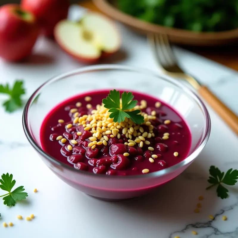 Tartar de Remolacha y Cúrcuma: Receta Vegana Alta en Hierro con Toque Exótico