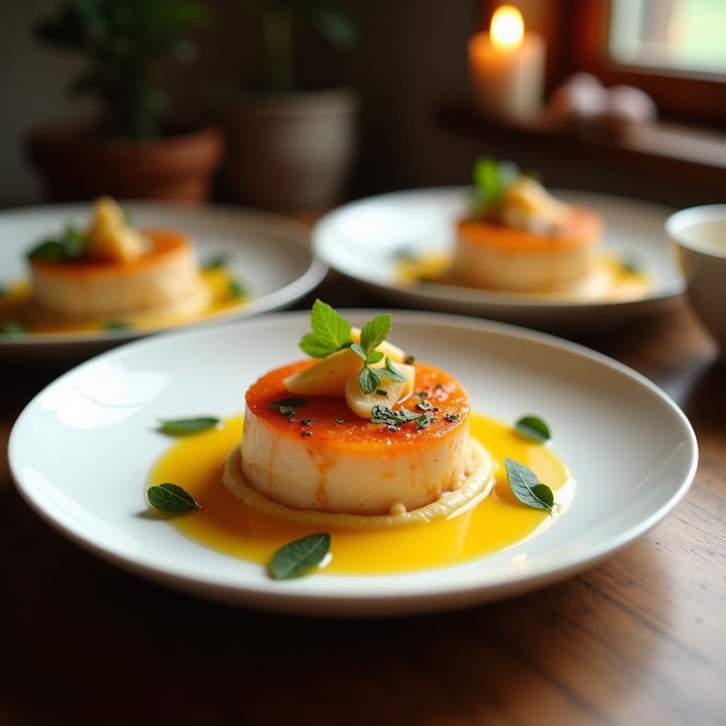 Tartar de Remolacha Dorada y Queso de Almendras: Aperitivo Vegano con Vinagreta de Naranja Sanguina