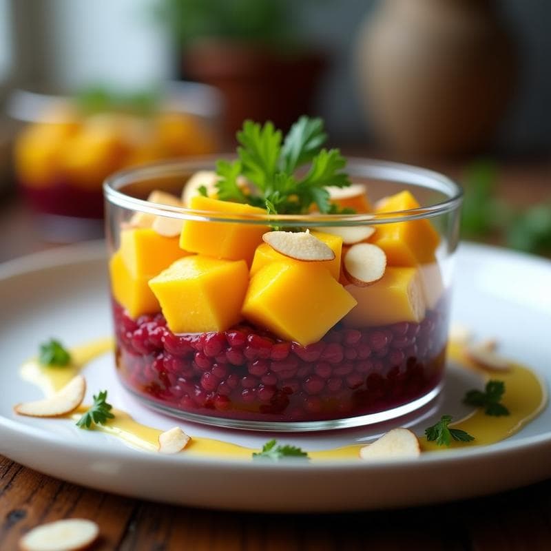 Tartar de Remolacha y Mango Vegano: Receta Cruda y Refrescante en 15 Minutos
