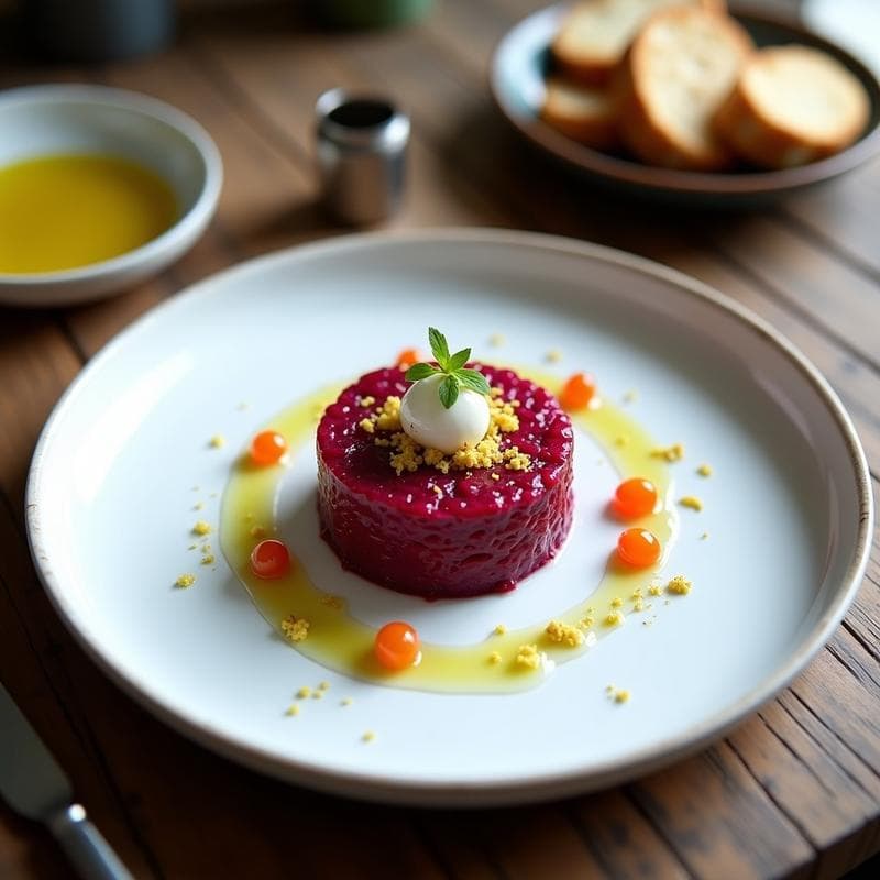 Tartar de Remolacha y Merluza Ahumada: Receta Gourmet en 15 Minutos con Omega-3