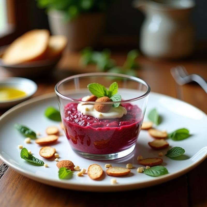 Tartar de Remolacha y Queso de Cabra Vegano: Receta Fresca y Alta en Proteína en 15 Minutos