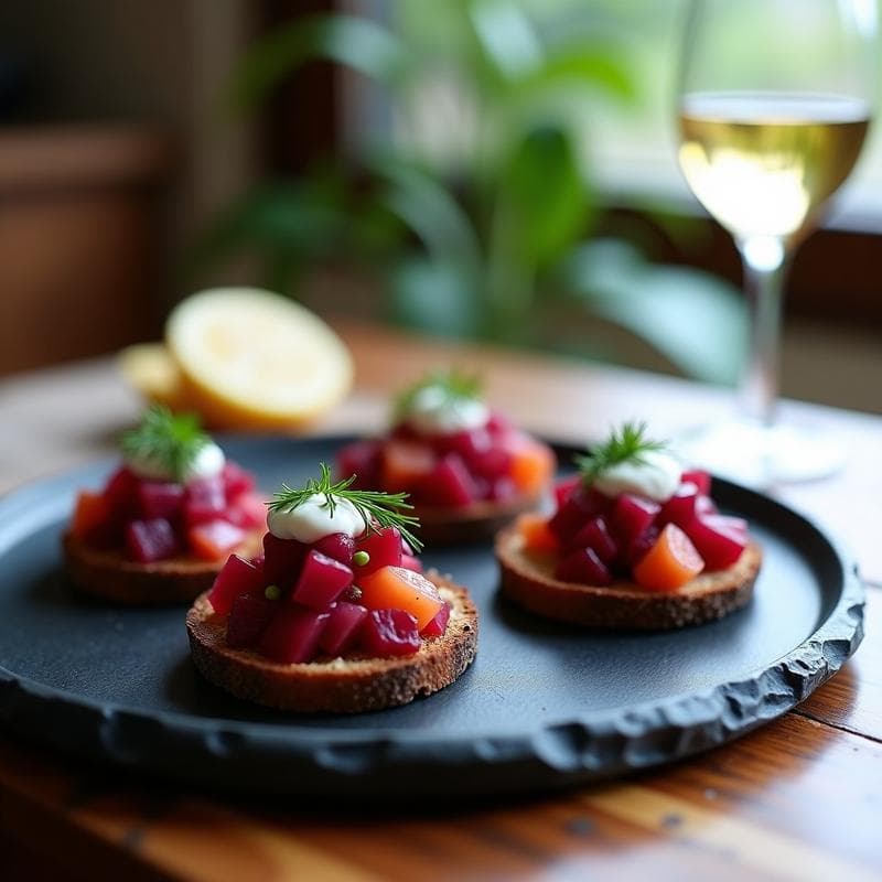Tartar de Remolacha y Salmón Ahumado: Receta Gourmet en 10 Minutos con Toque Nórdico