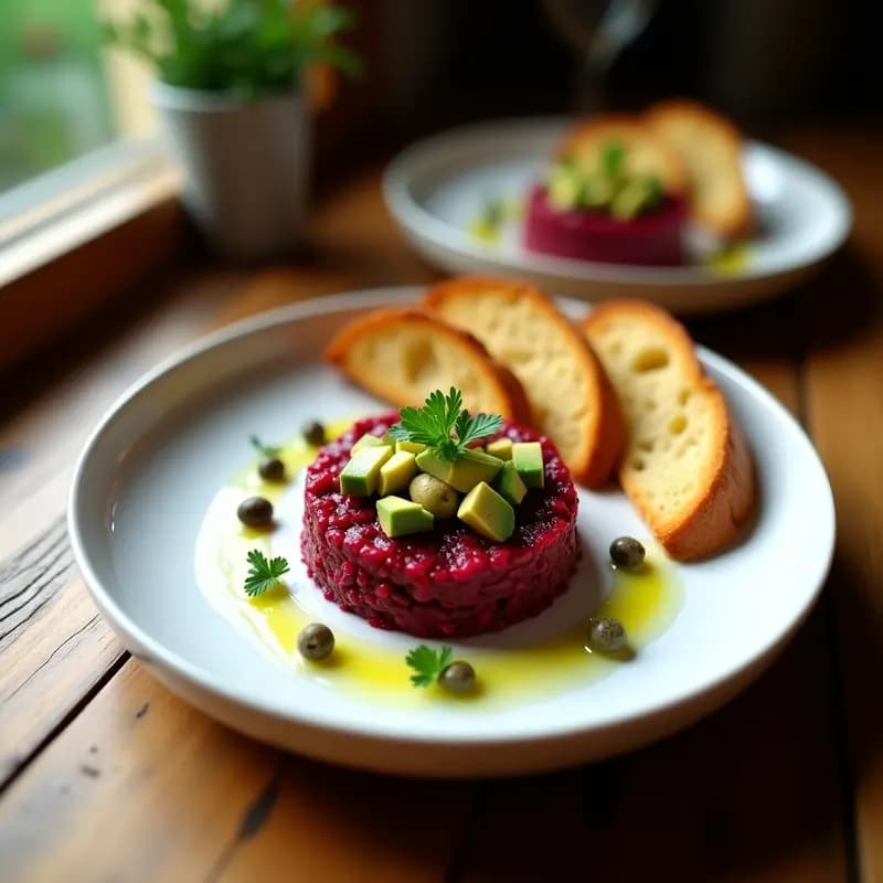 Tartar de Remolacha Ahumada: Receta Vegana Fácil y Elegante para Cenas