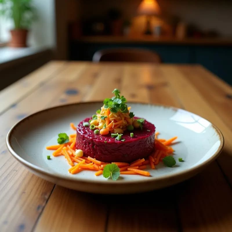 Tartar de Remolacha y Zanahoria Ahumada: Receta Sin Cocción y Alta en Antioxidantes