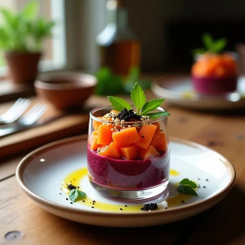 Tartar de Remolacha y Zanahoria: Receta Vegana Crudivegana con Toque Umami