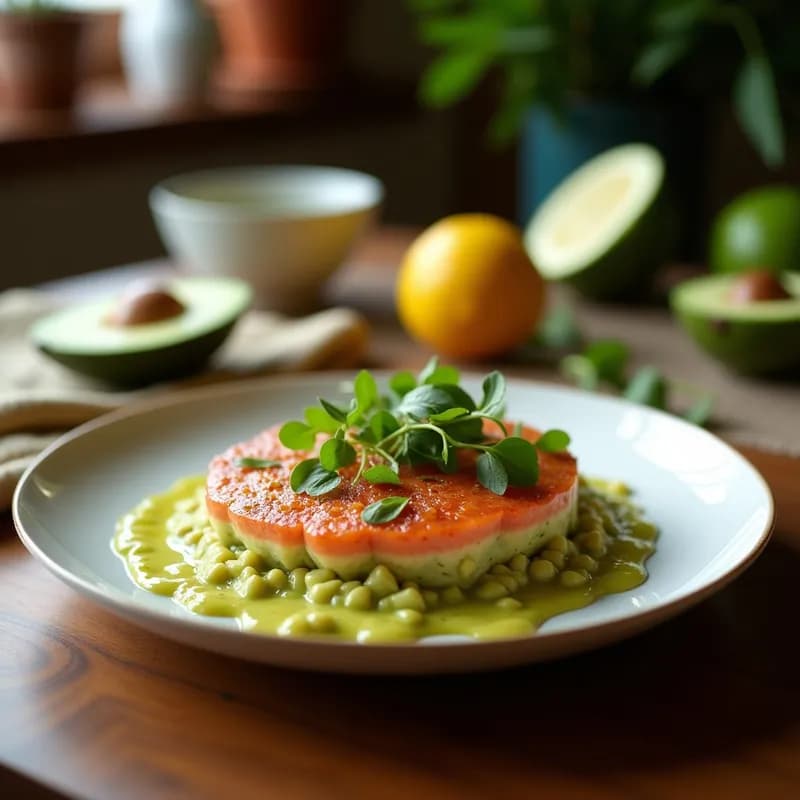 Tartar de Salmón Ahumado y Aguacate: Receta con Toque Cítrico y Sin Cocción