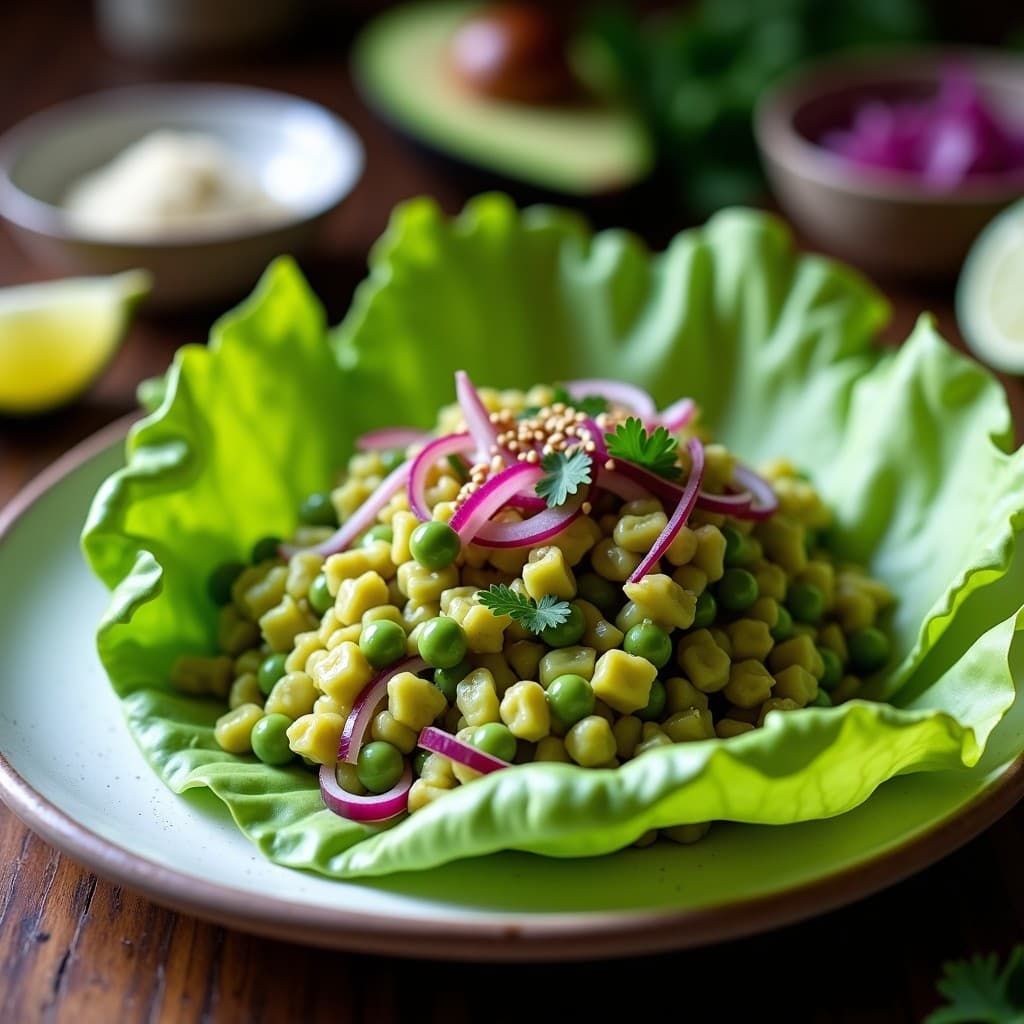 Tartar de Tomate Verde y Aguacate con Vinagreta de Miel: Receta Mexicana Fresca
