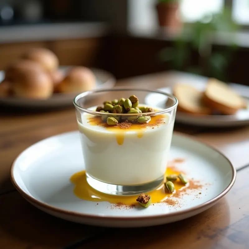 Tartar de Yogur Griego con Pistacho y Miel: Postre Proteico en 5 Minutos Sin Horno