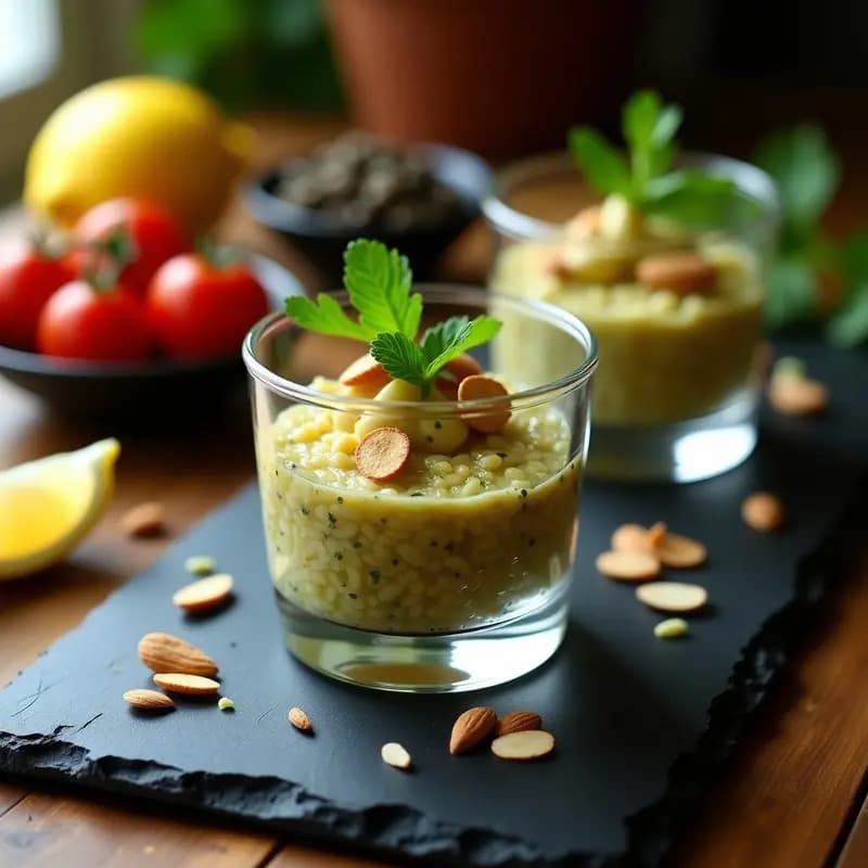 Tartare de Alcachofa y Almendras: Receta Francesa Crudivegana con Toque Gourmet