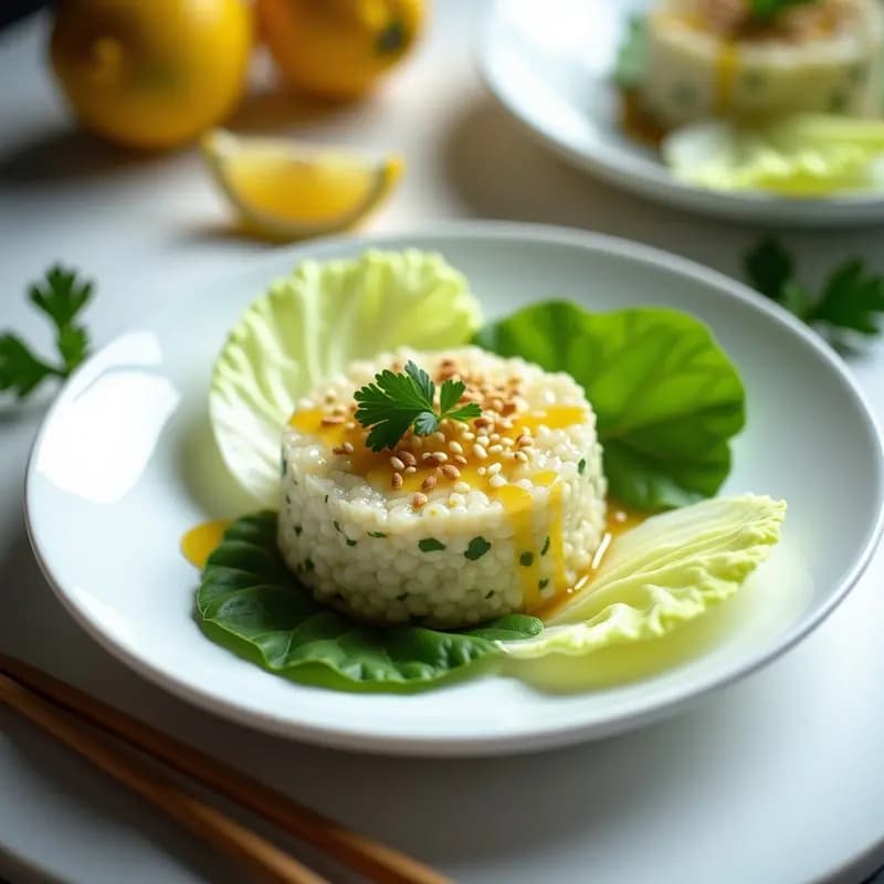 Tartare de Alcachofa y Corazón de Palma con Vinagreta de Yuzu: Receta Vegana y Crudivegana