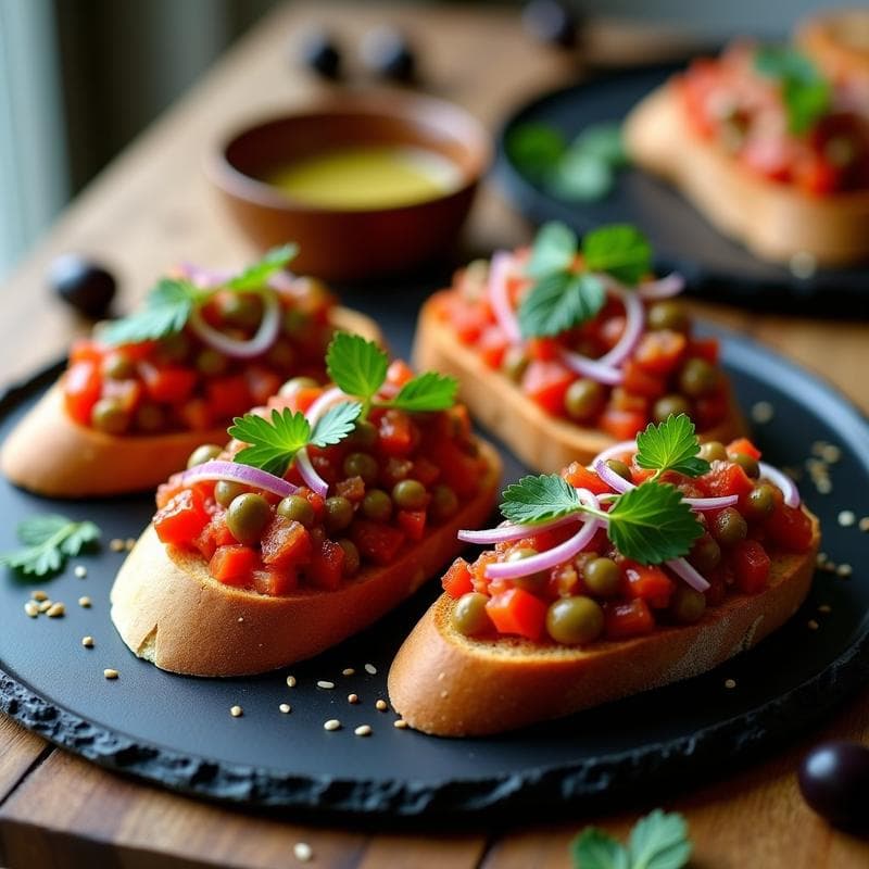 Tartare de Jackfruit y Aceitunas Kalamata con Pan de Centeno: Receta Vegana Mediterránea y Sin Cocción