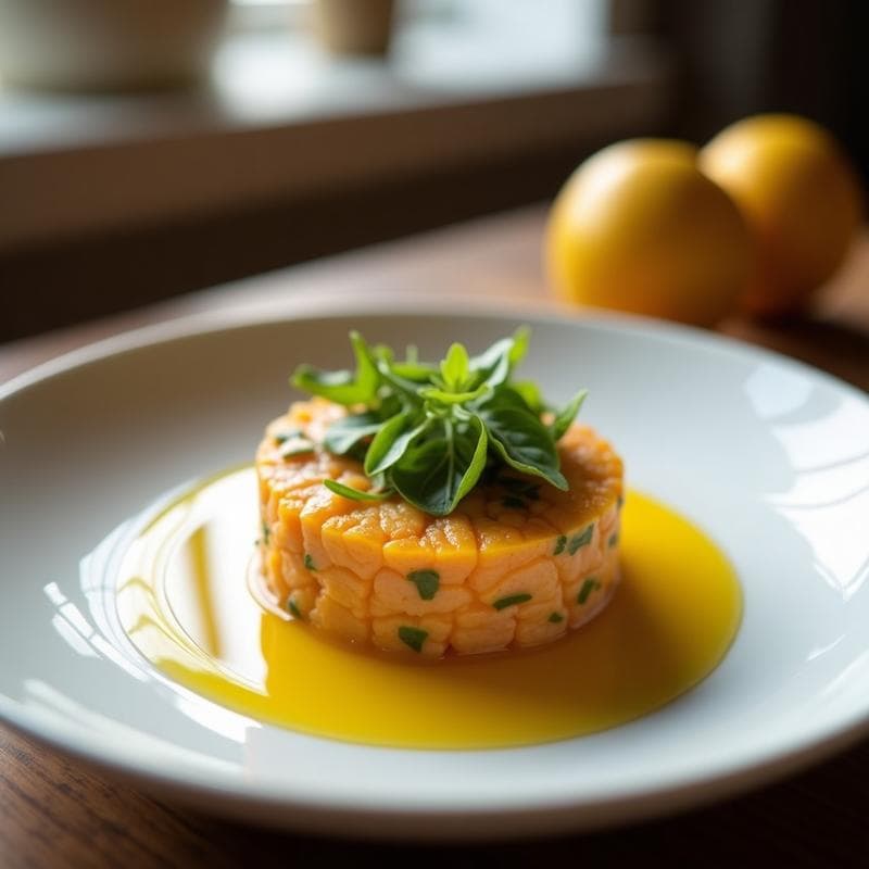 Tartare de Remolacha Amarilla y Manzana Verde: Receta Crudivegana con Aliño de Jengibre