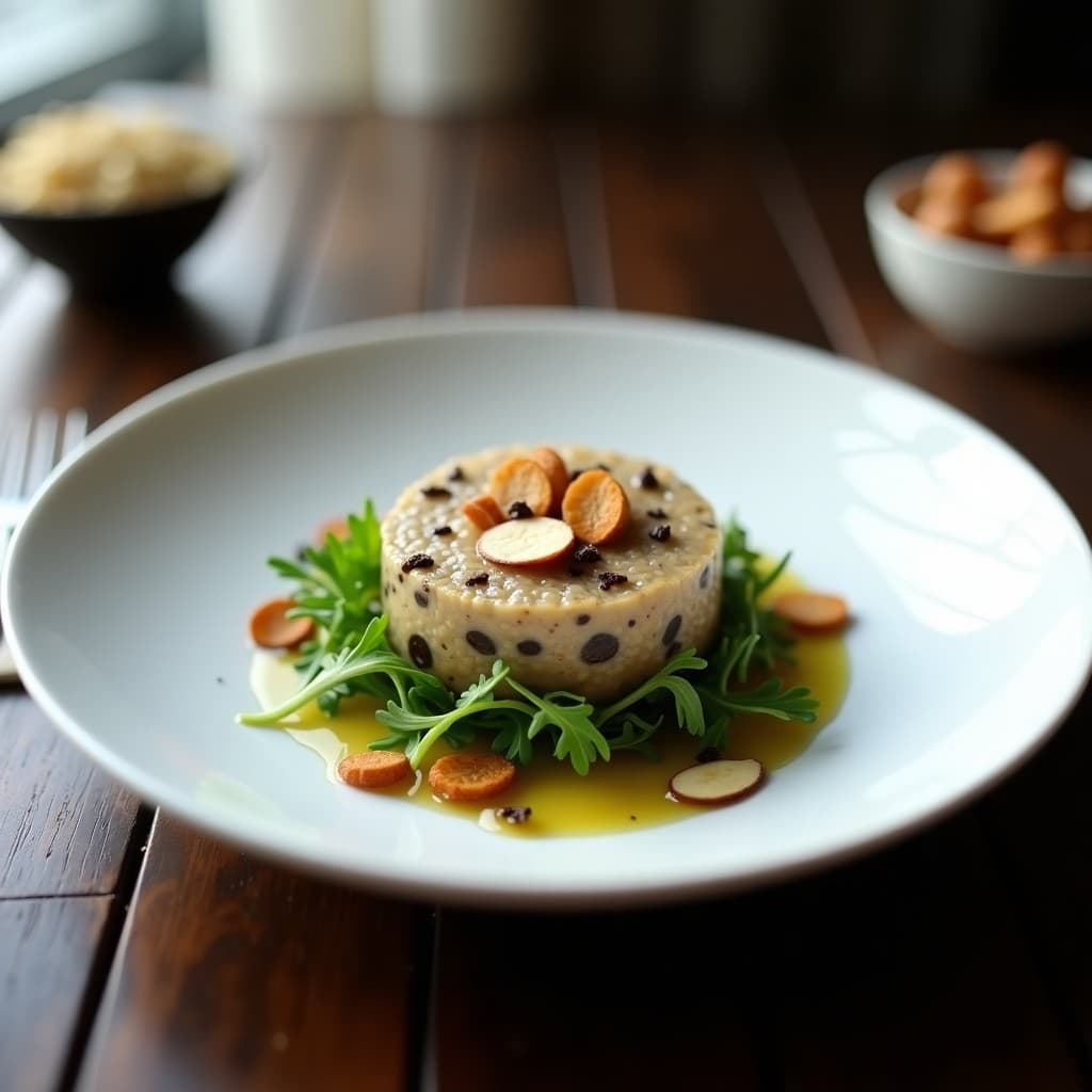 Tartare de Setas y Alcachofas con Vinagreta de Trufa: Receta Vegana Gourmet en 10 Minutos