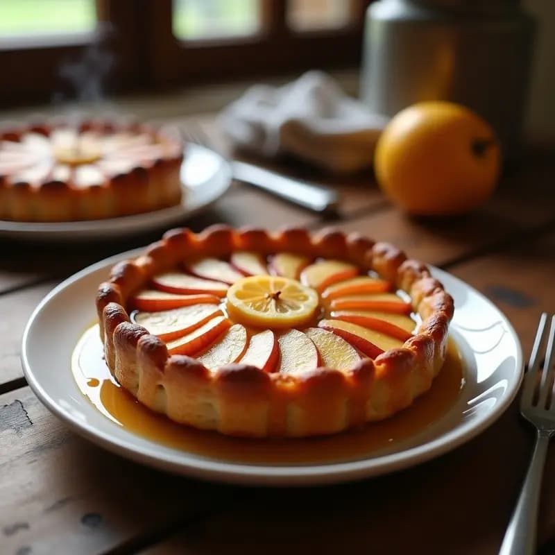 Tarte Tatin de Manzana y Canela: Receta Francesa Tradicional con Caramelo Líquido en 30 Minutos