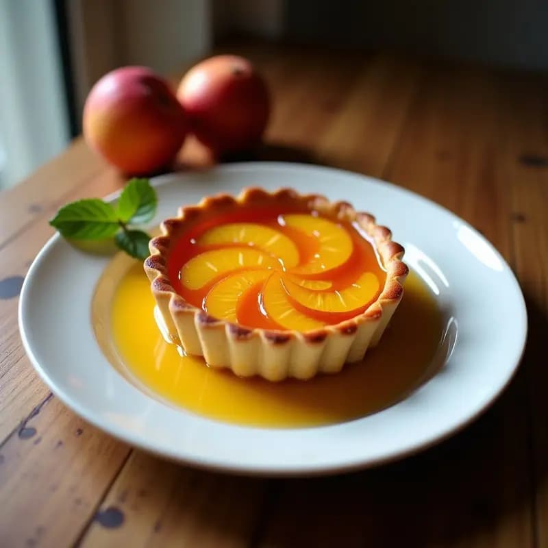Tarte Tatin de Manzana y Cardamomo: Postre Francés con Toque de Especias