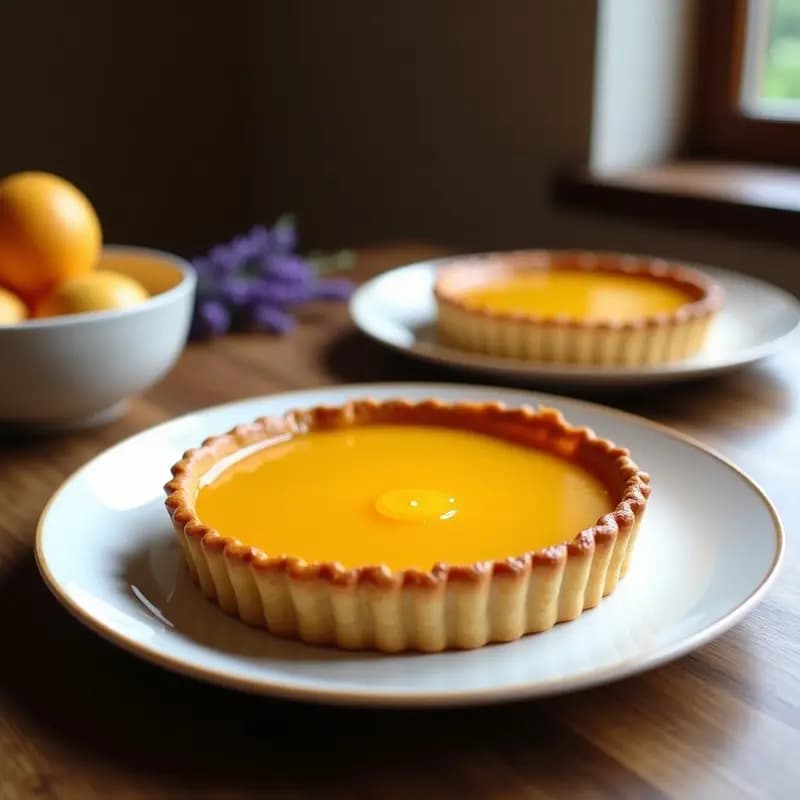 Tarte Tatin de Manzana y Miel de Lavanda: Postre Francés Invertido Sin Lactosa