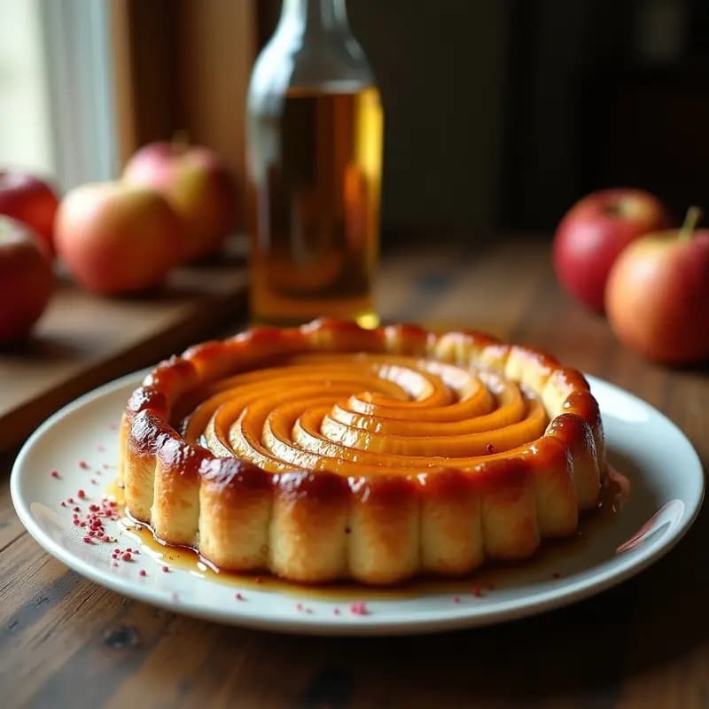 Tarte Tatin de Manzana y Sidra: Receta Francesa con Toque Español