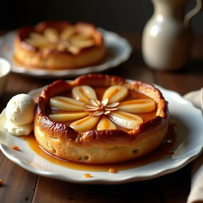 Tarte Tatin de Peras y Caramelo: Receta Francesa Clásica con Toque Moderno
