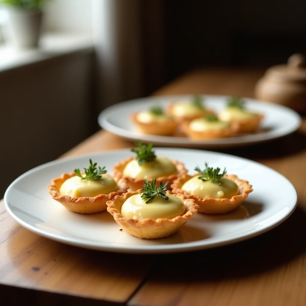 Tartelettes de Algodón de Azúcar Salado y Queso de Cabra: Postre Francés de Vanguardia Sin Horno
