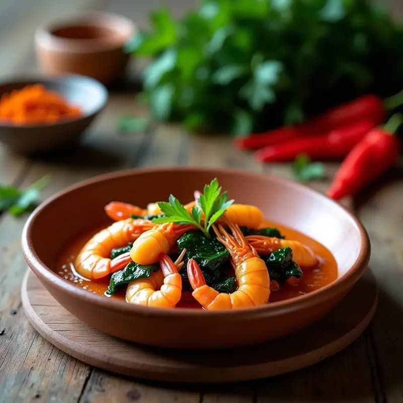 T Sartes Catalanas de Algas y Gambas: Receta de Mar Tradicional con Sofrito de Ñora