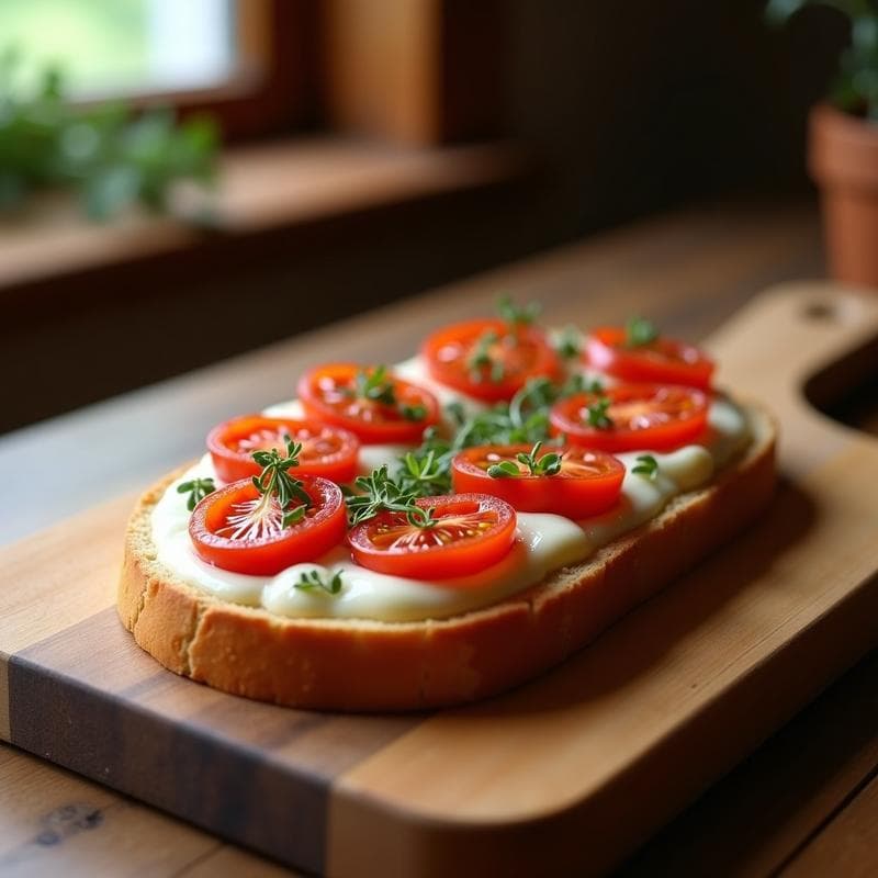 Tartín de Pan de Espelta con Crema de Berenjena y Tomates Secos: Aperitivo Francés Sin Gluten