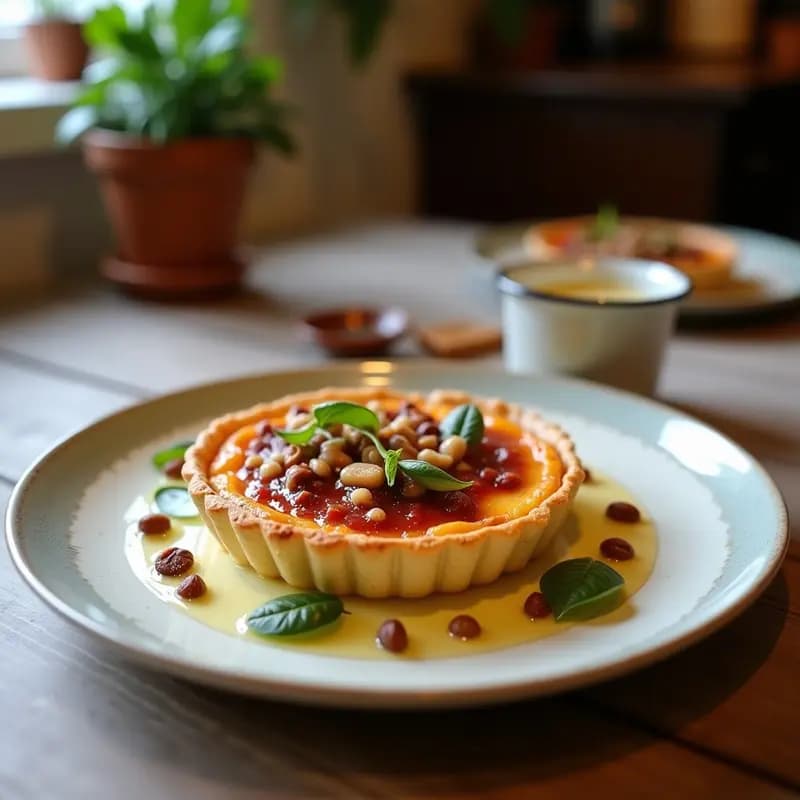 Tarts de Queso de Cabra y Higos con Base de Nueces: Receta Francesa Sin Harina en 15 Minutos