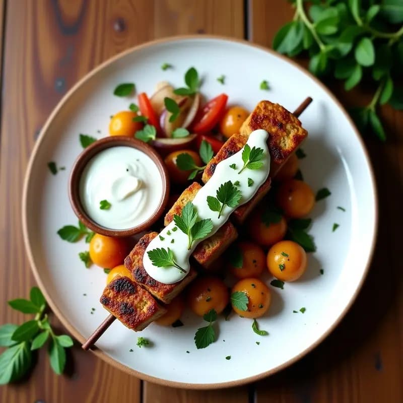 Tas Kebab de Cordero y Berenjenas: Receta Turca con Especias y Hierbas Frescas en Airfryer