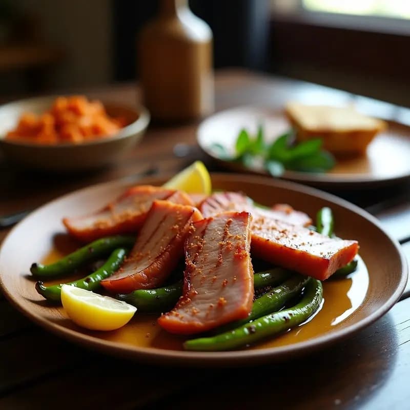 Tasajo a la Plancha con Pimientos de Padrón: Receta Extremeña Rápida y Sabrosa en 15 Minutos
