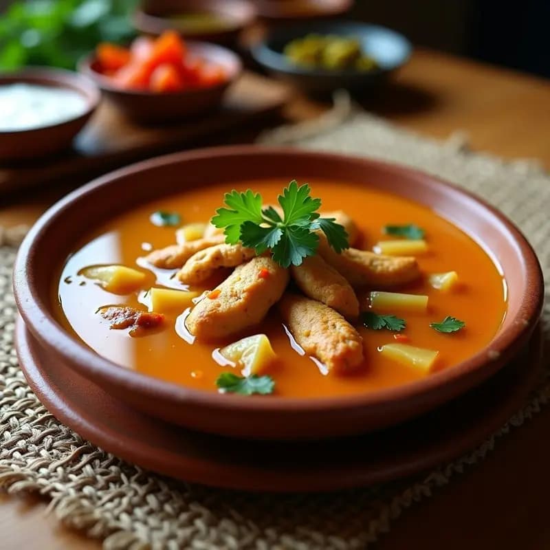 Tashrib de Pollo con Pan Árabe: Receta Yemenita de Sopa Esponjosa y Reconfortante