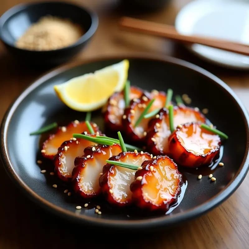 Tataki de Pulpo a la Miel y Pimentón: Receta Japonesa Fácil y Rápida con Toque Español