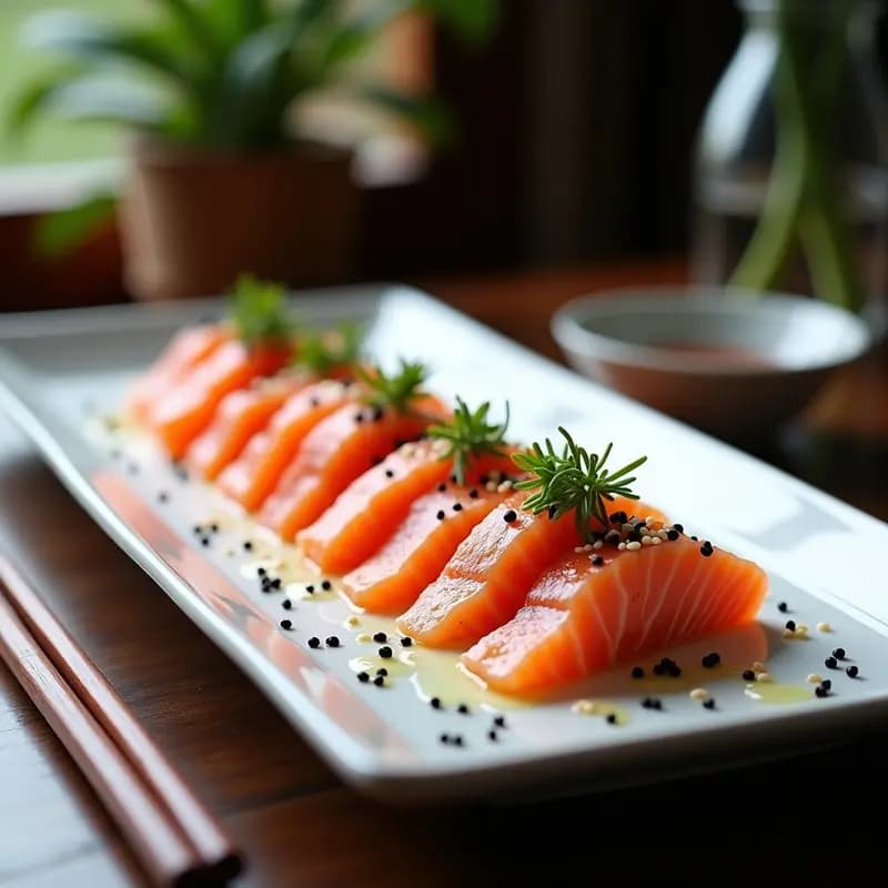 Tataki de Salmón Ahumado: Receta Japonesa en Casa con Técnica Ciudadana