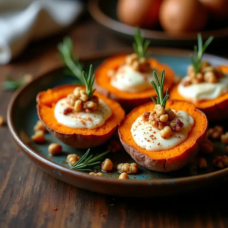 Tatas de Boniato Rellenas de Queso de Cabra: Receta Canaria Fácil y Gourmet