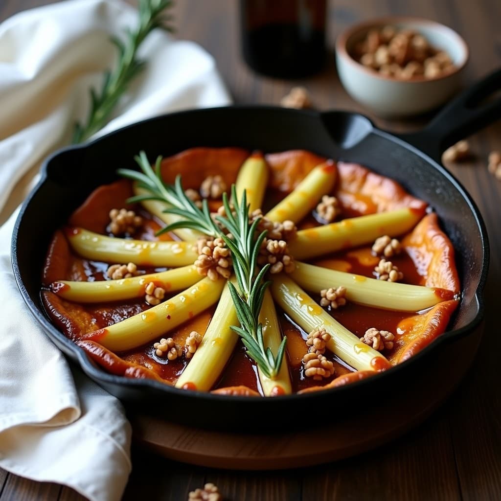 Tatín de Apio y Endibias: Receta al Horno Sin Azúcar y Alta en Fibra
