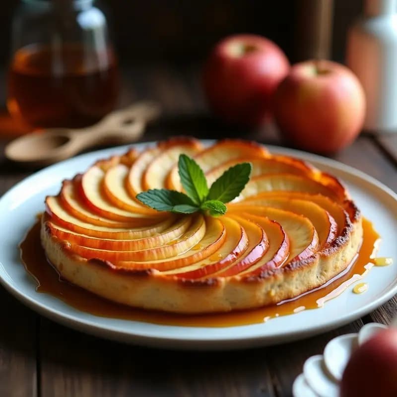 Tarta Tatin de Sidra sin Gluten: Receta de Otoño con Manzanas Caramelizadas