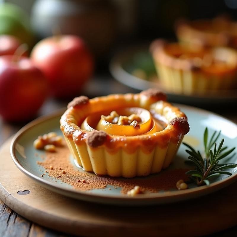 Tartaleta Tatin de Camembert y Manzana: Receta en Airfryer en 20 Minutos con Toque Gourmet