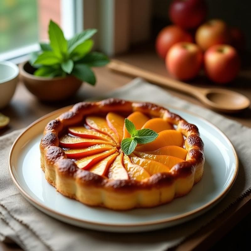 Tart Tatin Vegano: Receta de Manzana Caramelizada Sin Lácteos en Sartén