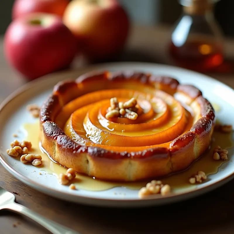 Tarte Tatin de Manzana Vegana: Receta en Airfryer sin Mantequilla en 20 Minutos