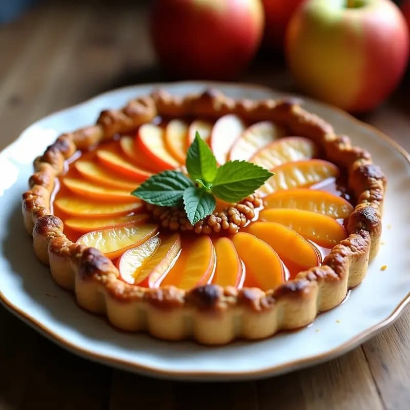 Tatin de Manzana Vegano: Receta Sin Horno en 25 Minutos con Toque Caramelizado